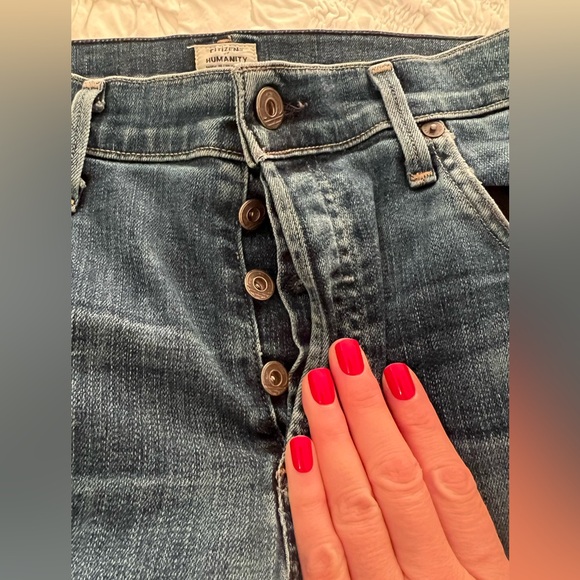 Citizens of Humanity button fly denim size 28 - Picture 4 of 9